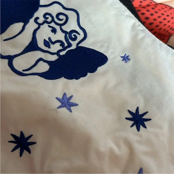 BAGGU NWT embroidered angel Cream Crossbody Bag - Picture 5 of 7